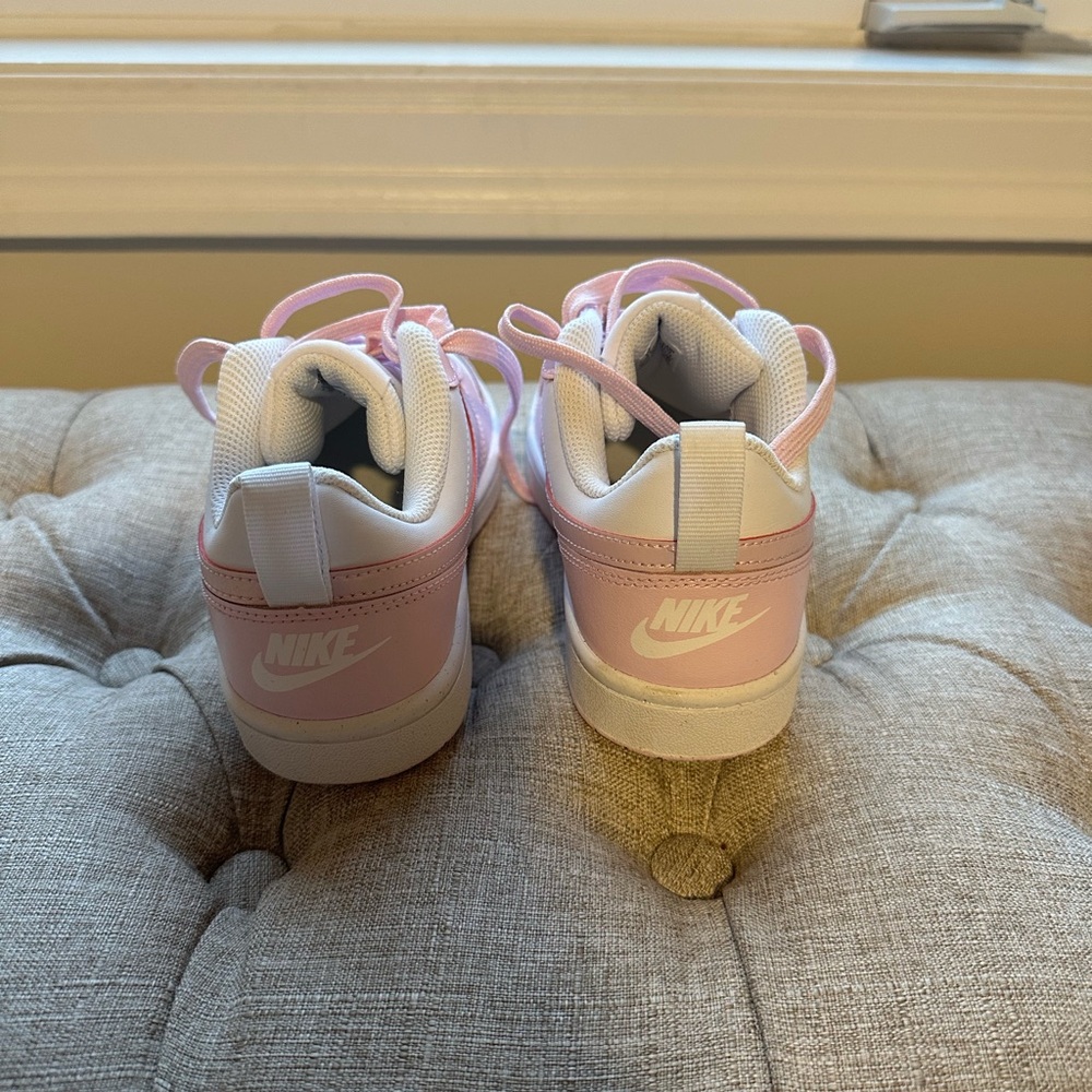Nike Light Pink and White Sneakers - Picture 2 of 5